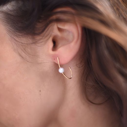 Pendientes en oro