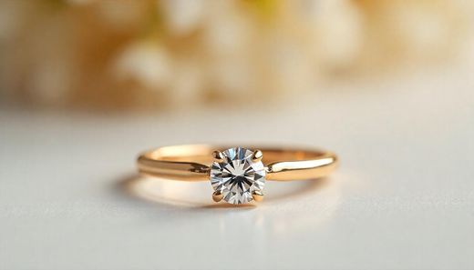 Solitarios con diamantes