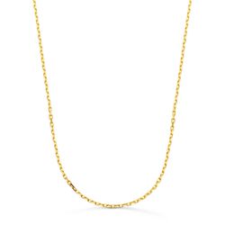 18K Cadena Forzada Maciza Oro Amarillo Ancho:1.9Mm Largo: 60Cm