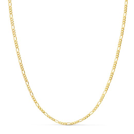18K Cadena Oro Amarillo Cartier Hueca 2.5Mm Largo: 60Cm