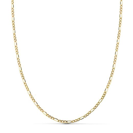 18K Cadena Oro Amarillo Cartier Hueca 50Cm 2 Mm