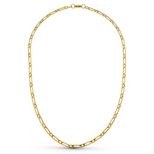 18K Cadena Oro Amarillo Cartier Hueca 50Cm 3 Mm