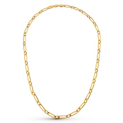 18K Cadena Oro Amarillo Cartier Hueca 50Cm 4.5 Mm