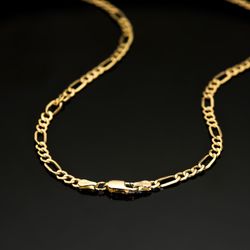 18K Cadena Oro Amarillo Cartier Hueca Ancho: 3,5Mm Largo: 50Cm Cierre Mosqueton