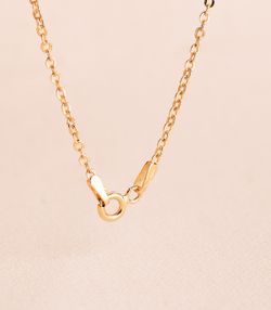 18K Cadena Oro Amarillo Hueca Forzada. Ancho: 1,2 Mm. Largo: 50 Cm