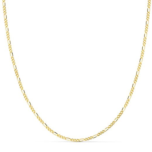 18K Cadena Oro Amarillo Maciza Cartier Maciza 60Cm 1 Mm