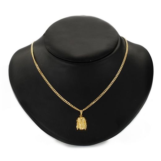 18K Colgante Cristo De La Buena Muerte Oro Amarillo Estampado. 19X12 Mm