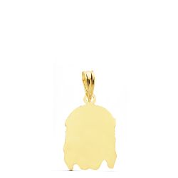 18K Colgante Cristo De La Buena Muerte Oro Amarillo Estampado. 19X12 Mm