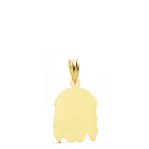 18K Colgante Cristo De La Buena Muerte Oro Amarillo Estampado. 19X12 Mm