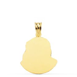18K Colgante Cristo Murillo Oro Amarillo 23X18 Mm