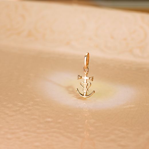 18K Colgante Cruz De La Camarga Oro Amarillo. 16 X 10 Mm