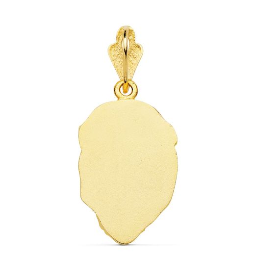18K Colgante Oro Amarillo Cabeza De Cristo 25X17 Mm