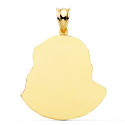 18K Colgante Oro Amarillo Cristo De Murillo 30X27 Mm