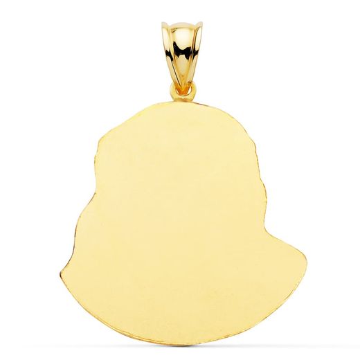 18K Colgante Oro Amarillo Cristo De Murillo 30X27 Mm