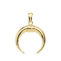 18K Colgante Oro Amarillo Cuerno 16X16 Mm