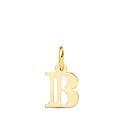 18K Colgante Oro Amarillo Letra " B " . 11X9 Mm