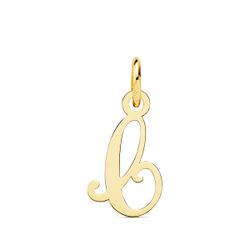 18K Colgante Oro Amarillo Letra " C " 15X9 Mm
