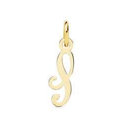 18K Colgante Oro Amarillo Letra " S " 16X5 Mm