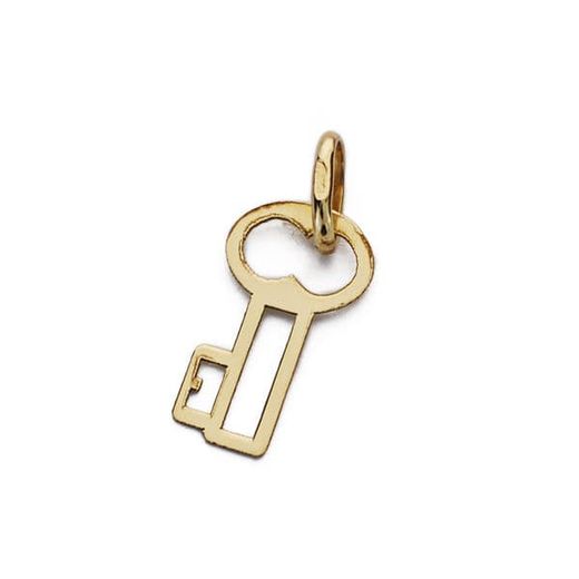 18K Colgante Oro Amarillo Llave 27X7 Mm