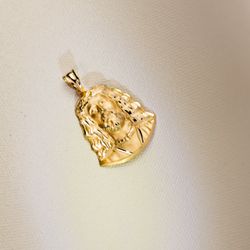 18K Colgante Rostro Cristo De Medinaceli Oro Amarillo. 32 X 25 Mm