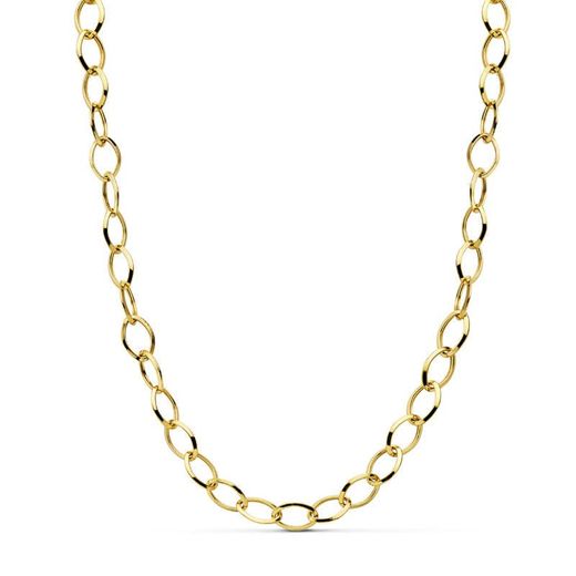 18K Collar Oro Amarillo Hueco 44Cm