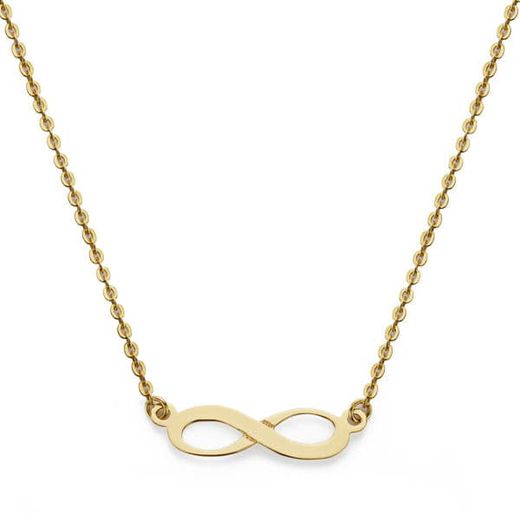 18K Collar Oro Amarillo Infinity 45Cm