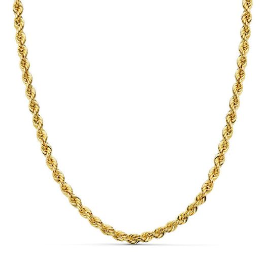 18K Cordon Salomonico Oro Amarillo 40Cm Normal 4 Mm