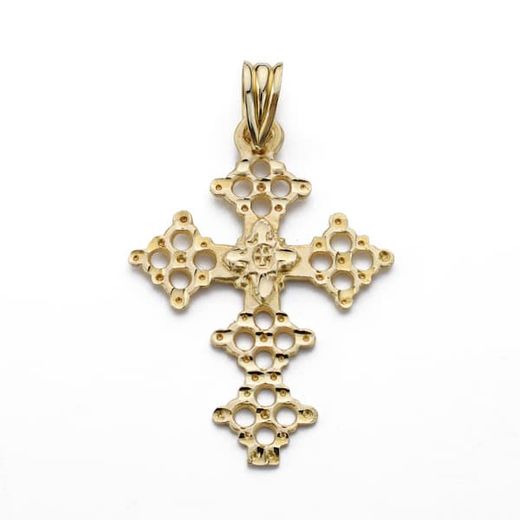 18K Cruz Oro Amarillo Canjayar. 31X22 Mm