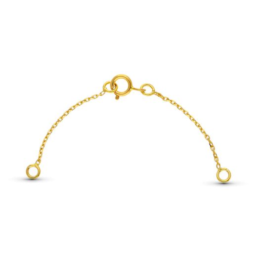 18K Fornitura Cadena De Seguridad Oro Amarillo Con Reasa