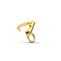 18K Fornitura Cierre De Perrillo Grande Oro Amarillo