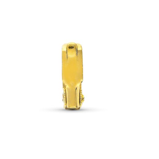18K Fornitura Cierre Oro Amarillo De Perrillo Pequeño