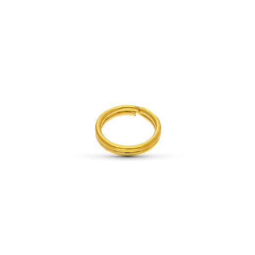 18K Fornitura De Oro Amarillo De Llaverillo. 7 Mm