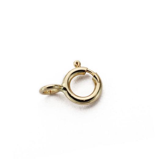 18K Fornitura Reasa 5 Mm Ligera Oro Amarillo