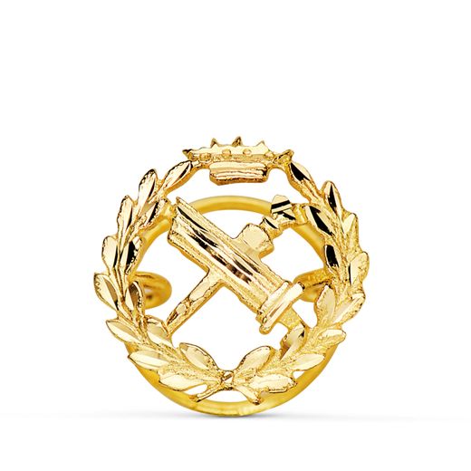 18K Insignia Oro Amarillo Filosofia. 15 X 15 Mm