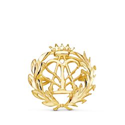 18K Insignia Oro Amarillo Fisica. 15 X 15 Mm