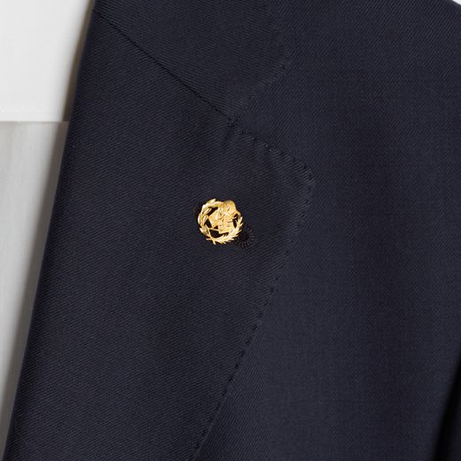 18K Insignia Oro Amarillo Magisterio. 15 X 15 Mm