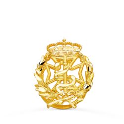 18K Insignia Oro Amarillo Odontologia 17 X 14 Mm