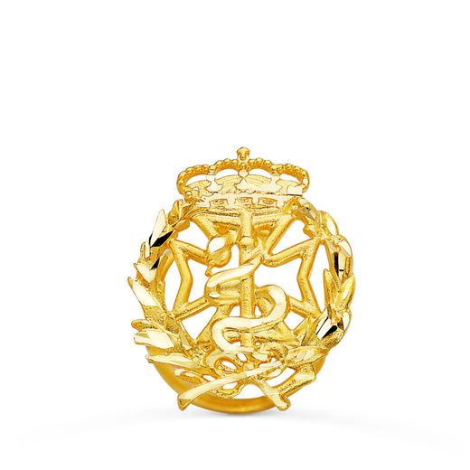 18K Insignia Oro Amarillo Odontologia 17 X 14 Mm