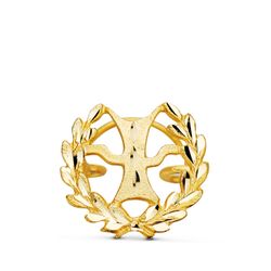 18K Insignia Oro Amarillo Psicologia. 15 X 13 Mm