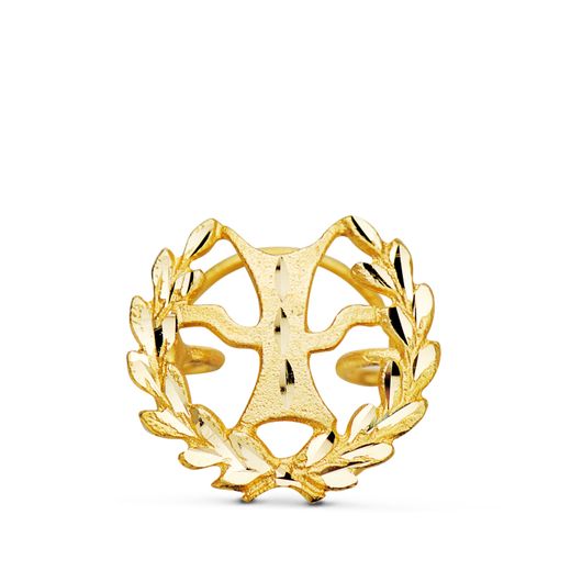 18K Insignia Oro Amarillo Psicologia. 15 X 13 Mm