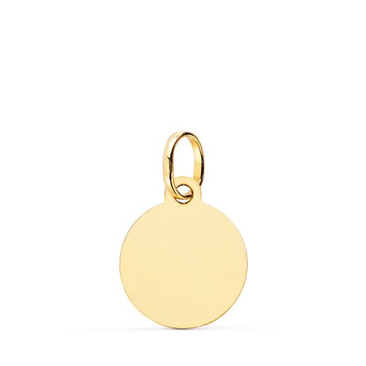 18K Medalla Oro Amarillo Horoscopo Oro Amarillo Oro Amarillo Escorpio Matizada 13 Mm