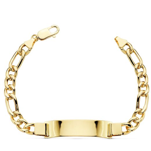 18K Pulsera Esclava Oro Amarillo Cartier Hueca Ancho: 7,5Mm. Largo: 21,5 Cm Placa Chapa: 43X10Mm
