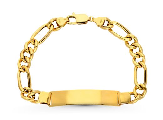 18K Pulsera Esclava Oro Amarillo Cartier Hueca Ancho: 8Mm. Largo: 21,5 Cm Placa Chapa: 45X10Mm
