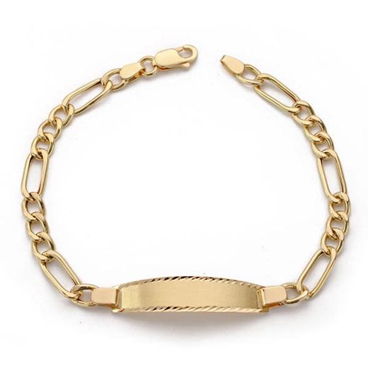 18K Pulsera Esclava Oro Amarillo Comunion Cartier 18Cm