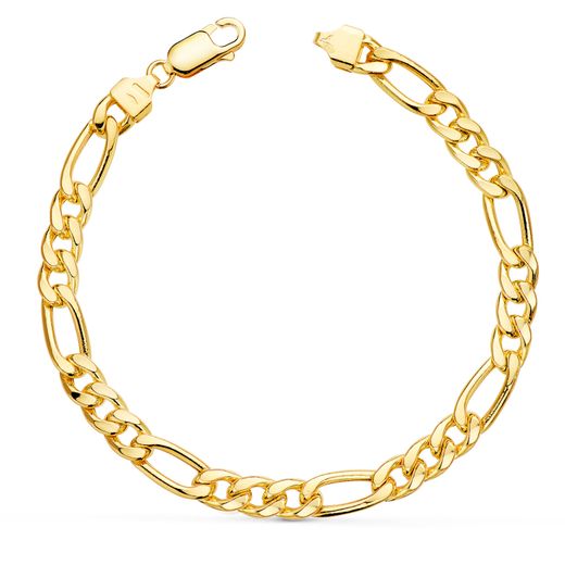 18K Pulsera Oro Amarillo Cartier 3X1 Ancho: 6,5 Mm Largo: 21Cm