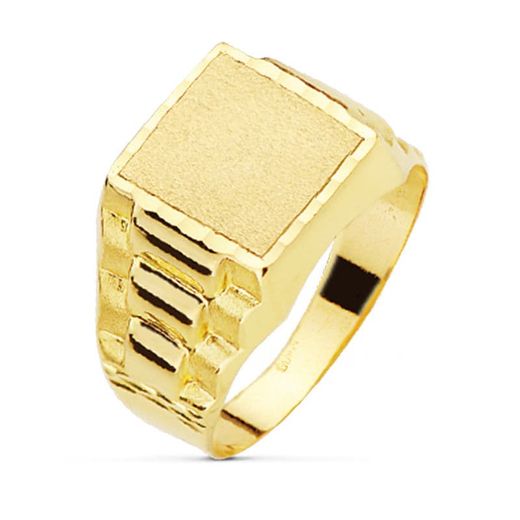 18K Sello Oro Amarillo Rolex Hueco. 3.25 Gr 11X11 Mm