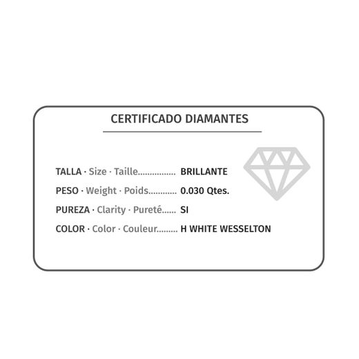 18K Sortija Oro Amarillo 6 Diamantes 0,030Qts. G-Vs2. Amatista 3X3Mmcuerpo 1 Mm