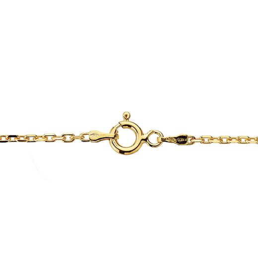 9K Cadena Forzada Oro Amarillo 9 Kilates 50Cm