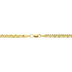 9K Cadena Hueca Oro Amarillo 50X3Mm