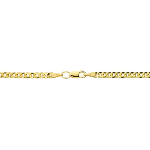 9K Cadena Hueca Oro Amarillo 50X3Mm